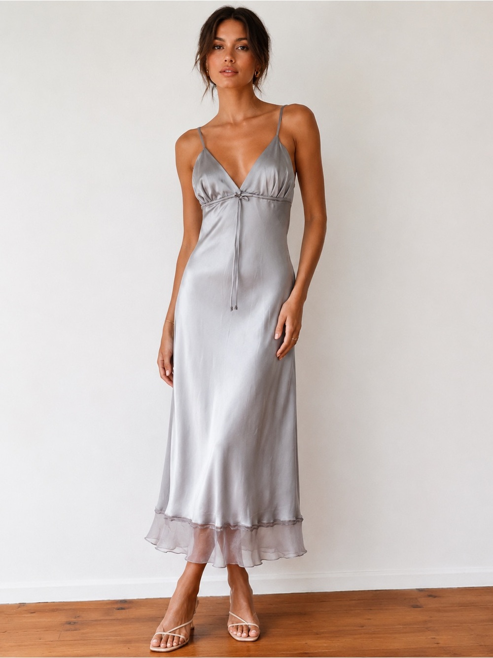 Helen Sanchez Luxury. "Innerwear as Outerwear" can be worn as a dress.
